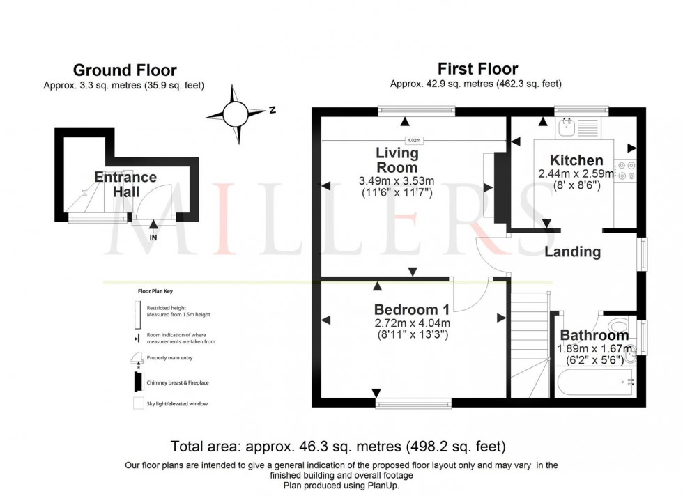 Floorplan for Ingels Mead, Epping