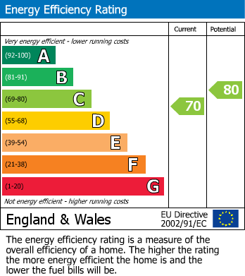 EPC Graph for Parklands, Coopersale.