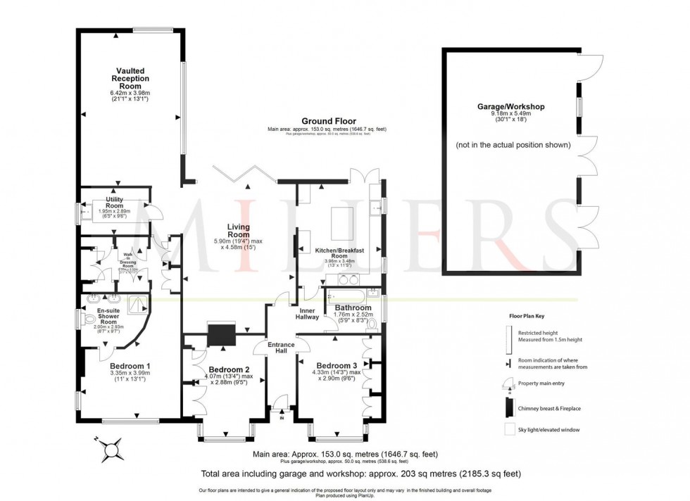 Floorplan for Mill Street, Hastingwood