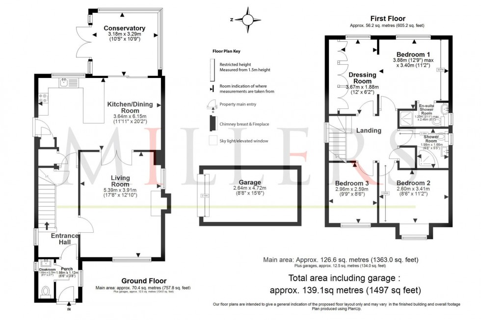 Floorplan for St. Albans Road, Coopersale