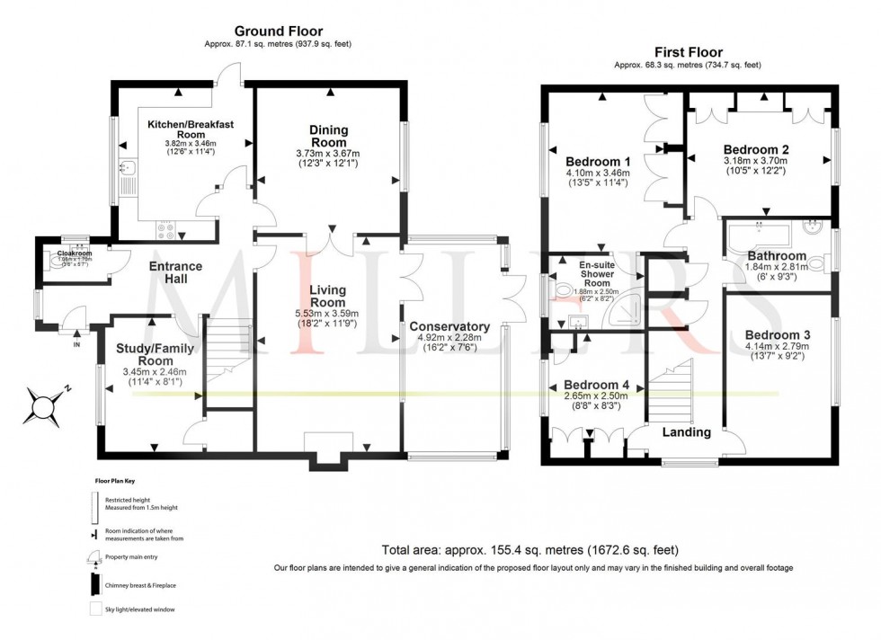 Floorplan for Church Lane, North Weald