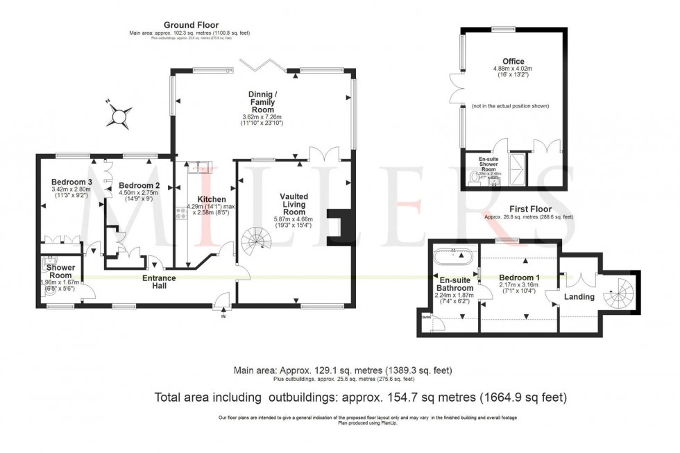 Floorplan for Flux Lane, Epping