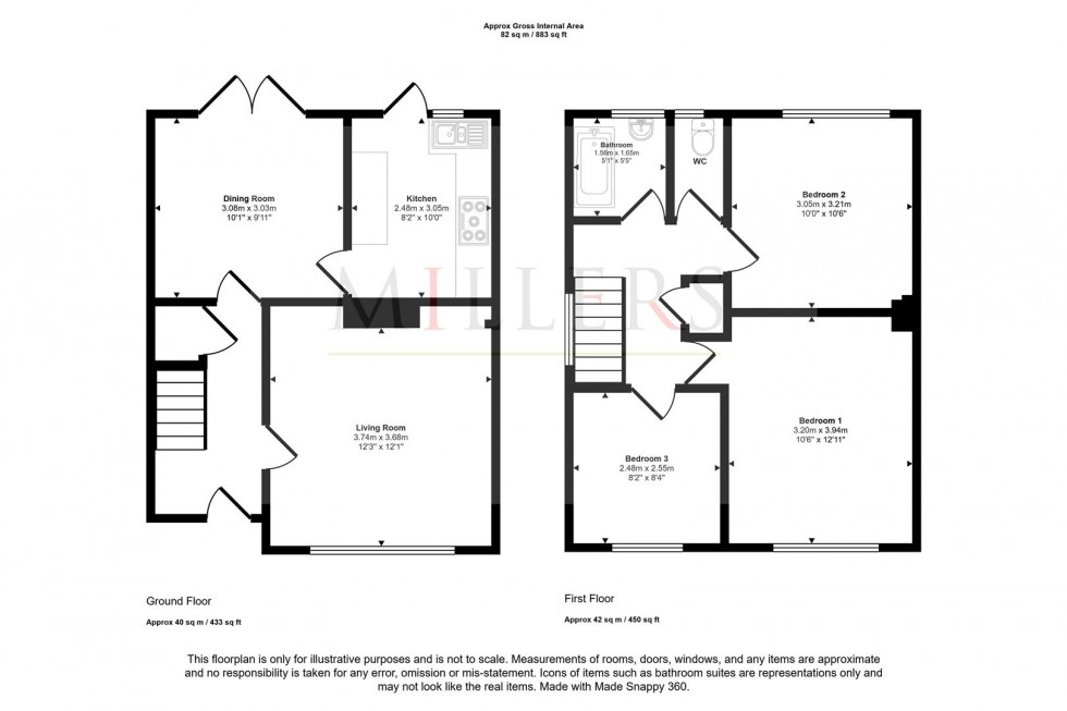 Floorplan for Wheelers, Epping