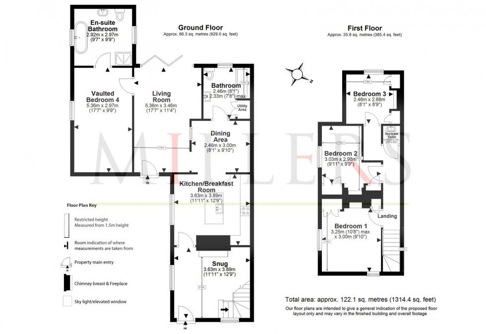 Floorplan for Upshirebury Green, Upshire.