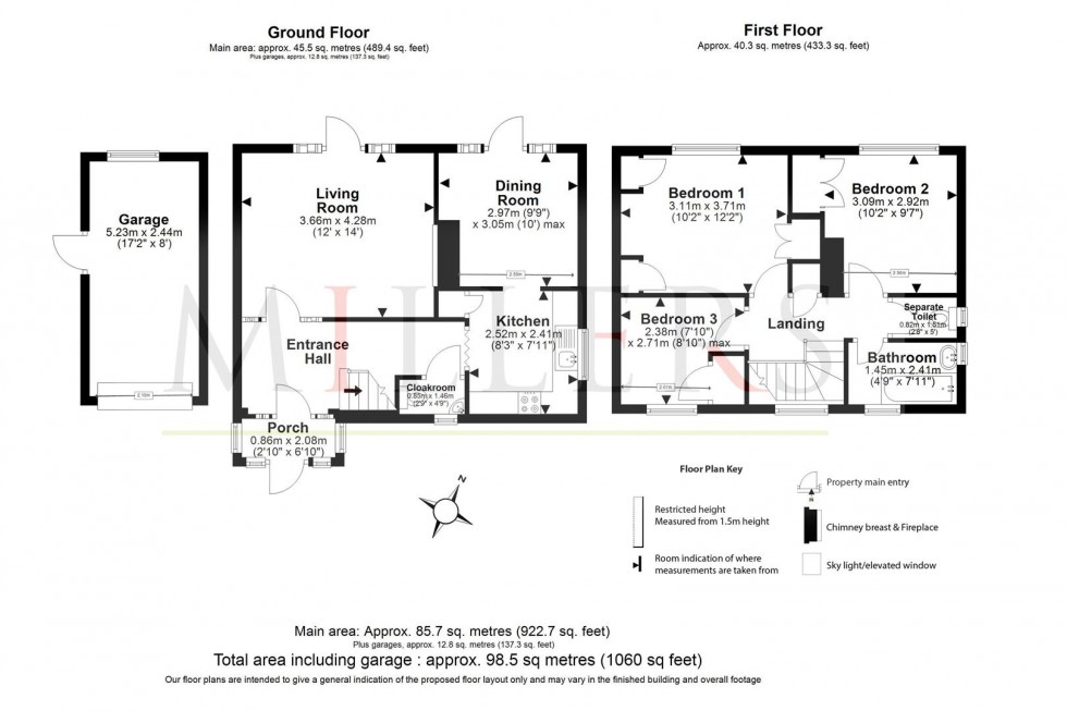 Floorplan for Severns Field, Epping