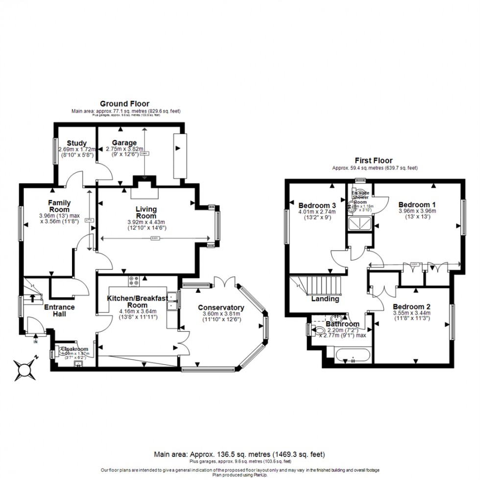 Floorplan for Forest Drive, Fyfield