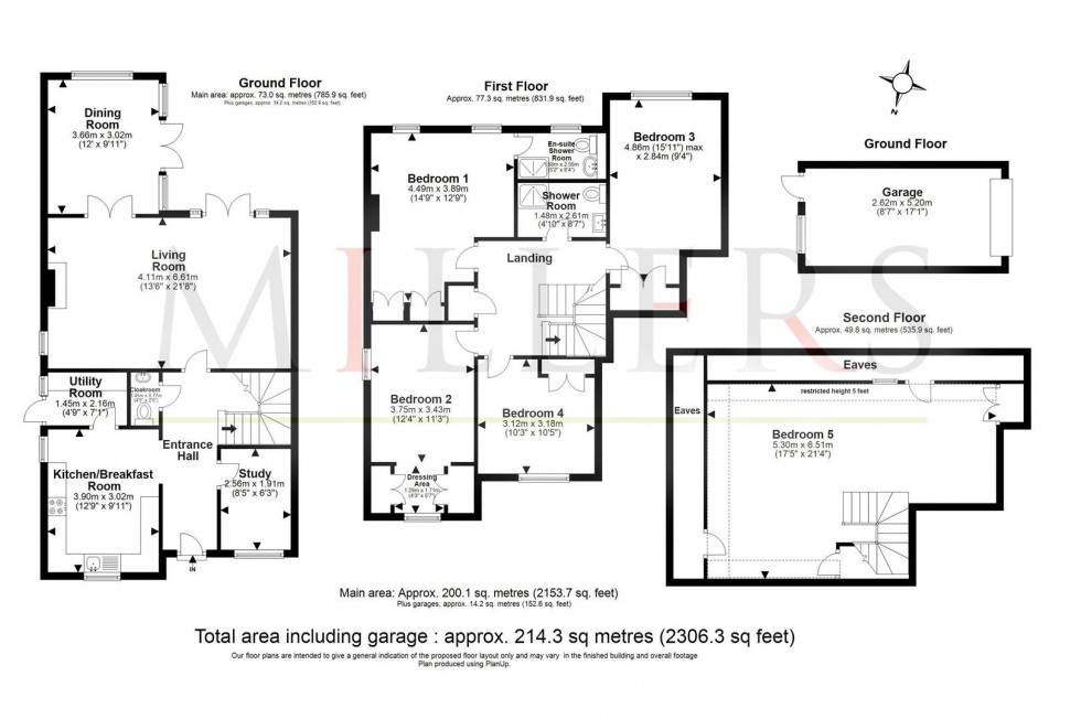 Floorplan for The Street, High Ongar