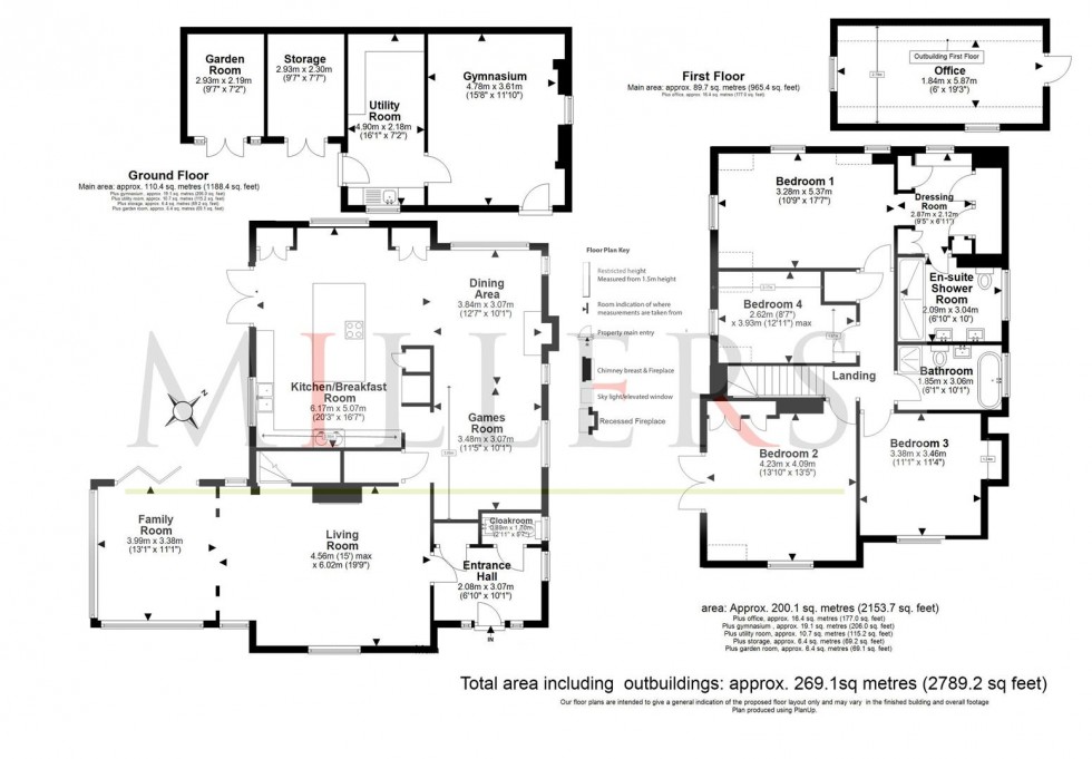 Floorplan for Fernhall Lane, Upshire