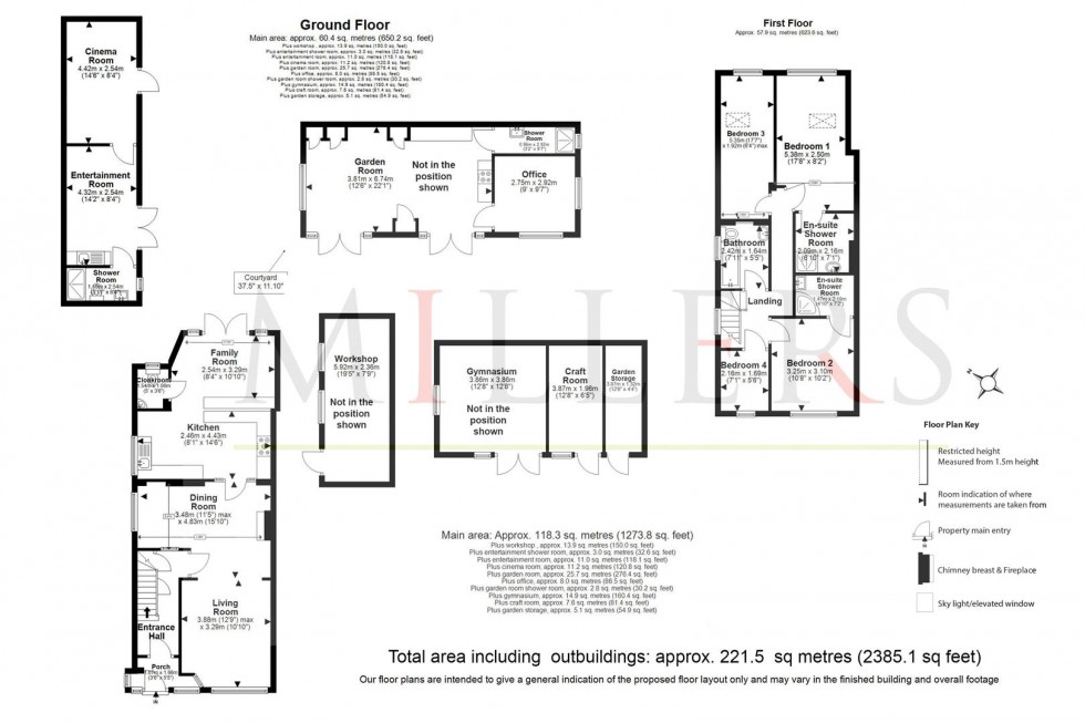 Floorplan for New Farm Drive, Abridge