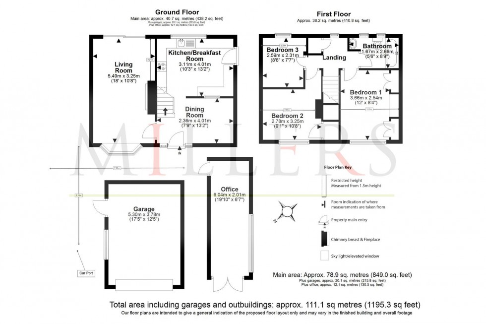 Floorplan for Lincolns Field, Epping