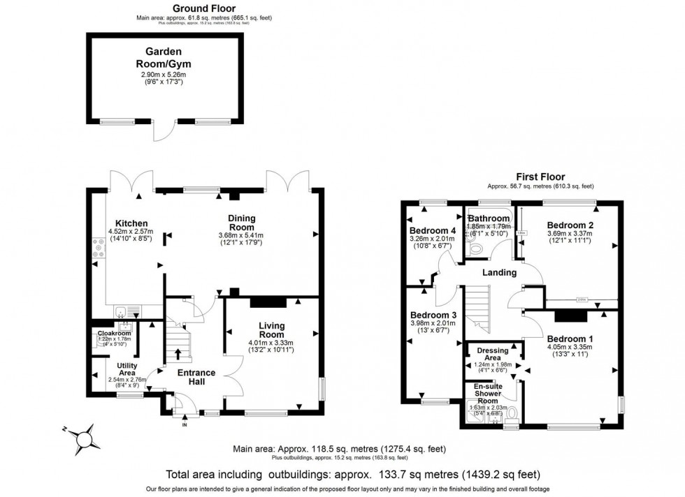 Floorplan for Beaconfield Road, Epping