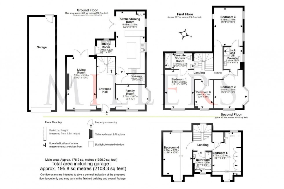 Floorplan for Boleyn Row, Epping