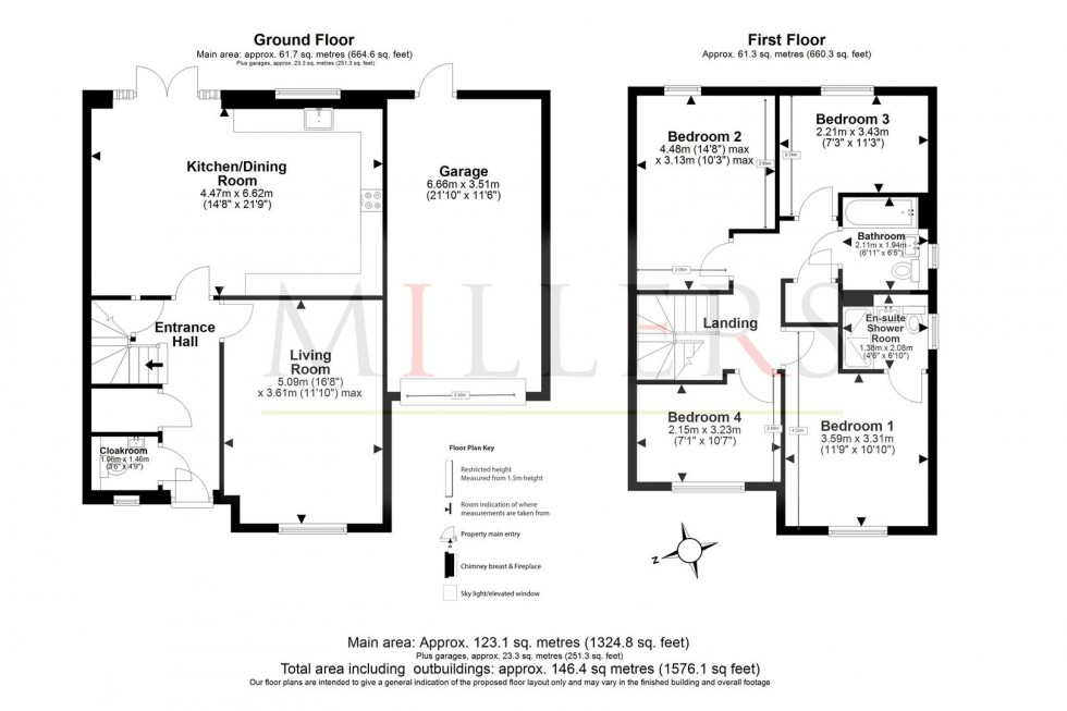Floorplan for Honey Lane, Waltham Abbey