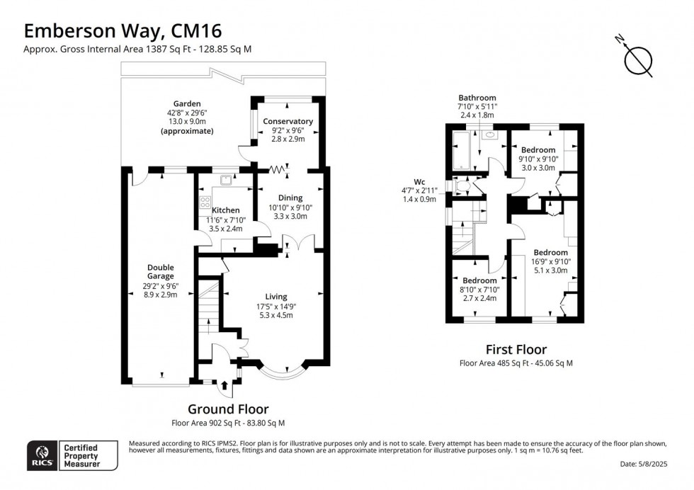 Floorplan for Emberson Way, North Weald, Epping