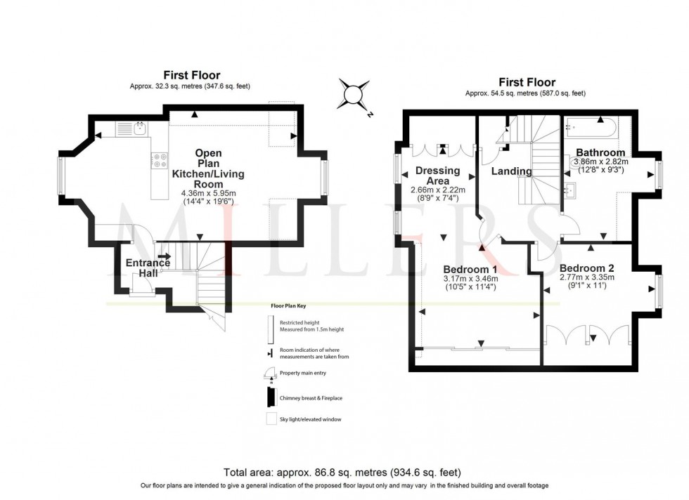 Floorplan for Edmunds House, Hemnall Street, Epping