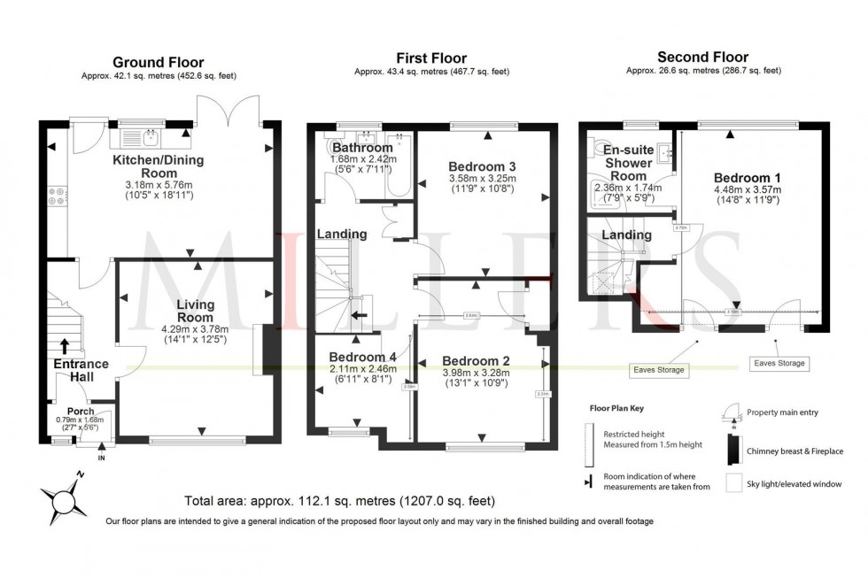 Floorplan for Crows Road, Epping