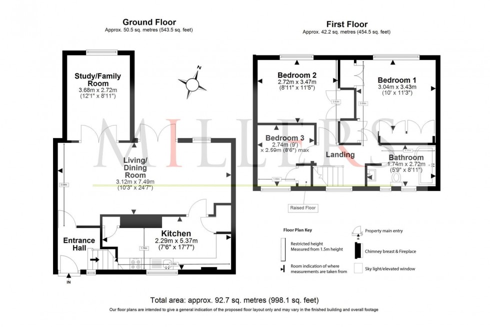 Floorplan for Beamish Close, North Weald