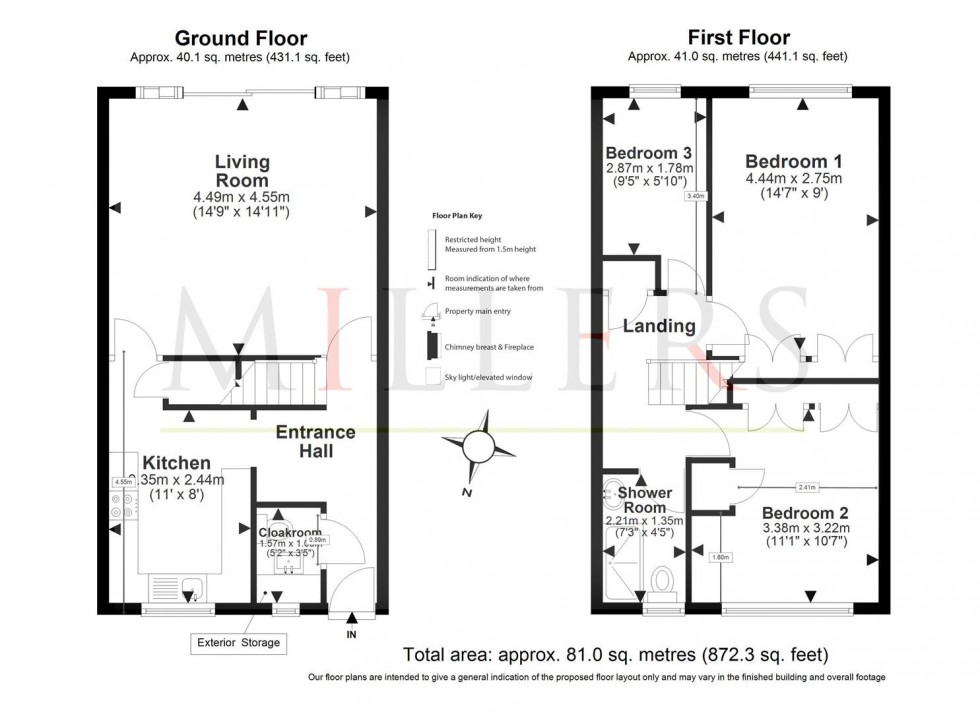 Floorplan for Highfield Green, Epping