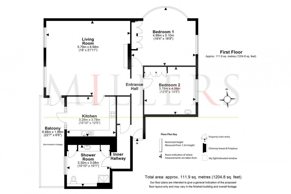 Floorplan for Sheering Road, Old Harlow