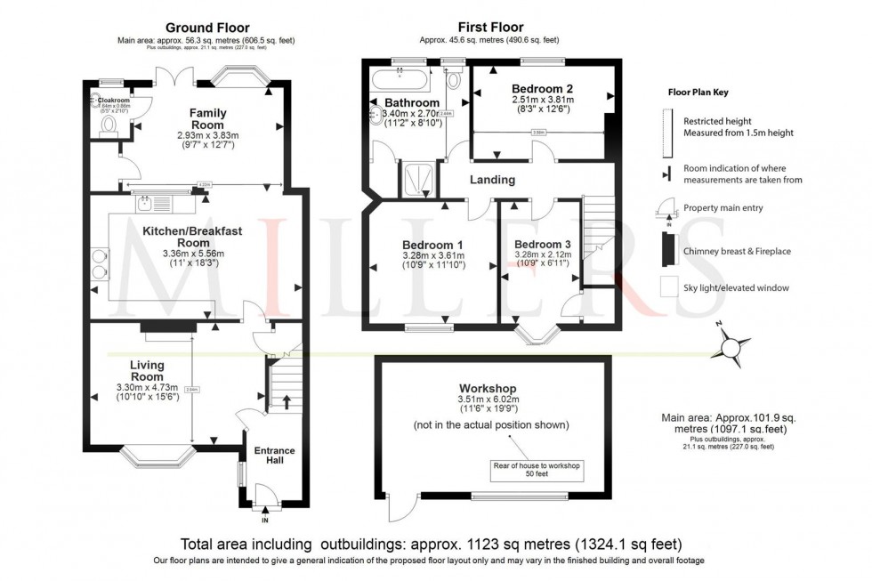 Floorplan for Fairfield Road, Epping
