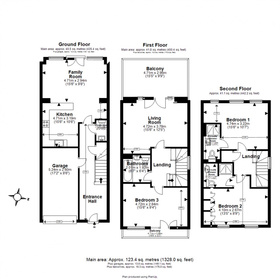 Floorplan for Mowbray Close, Epping