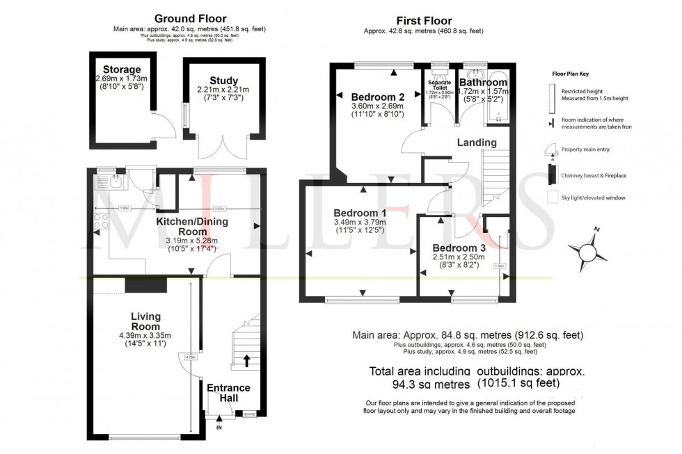 Floorplan for Rayfield, Epping