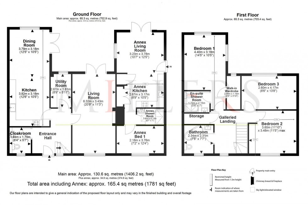 Floorplan for Bumbles Green, Nazeing