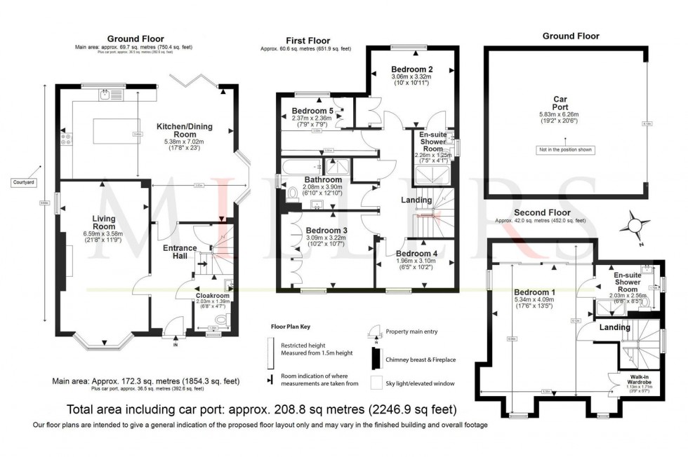 Floorplan for Boleyn Row, Epping