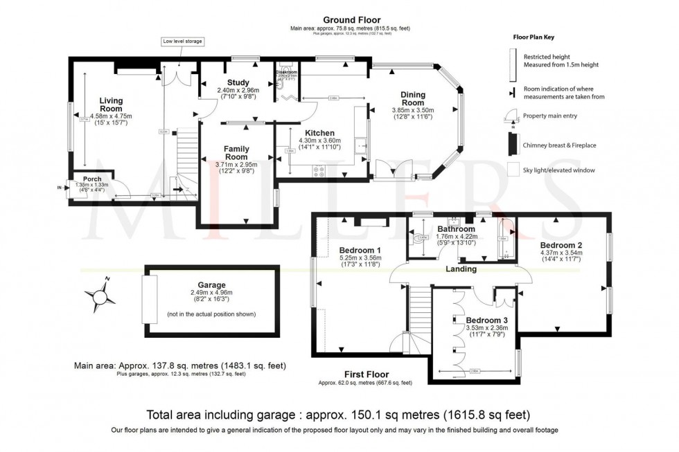 Floorplan for Duck Lane, Thornwood Common