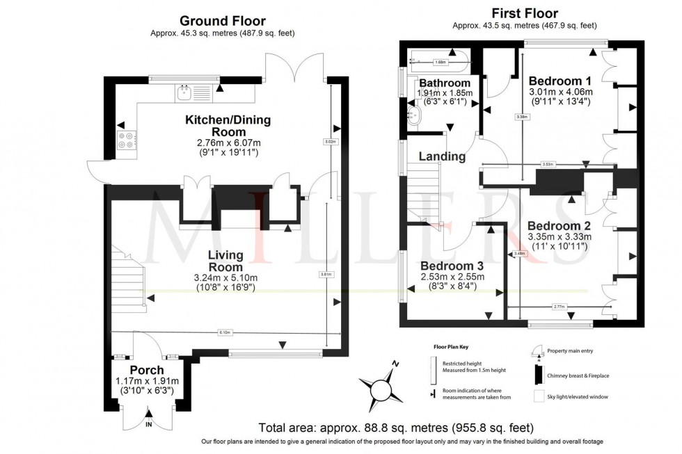 Floorplan for Centre Drive, Epping