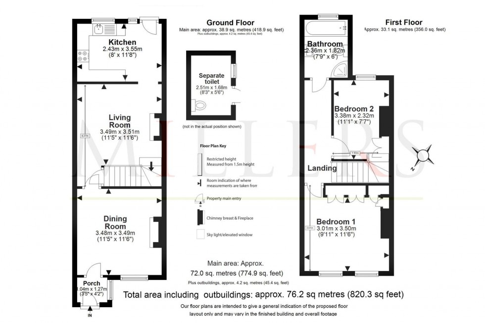 Floorplan for High Road, North Weald