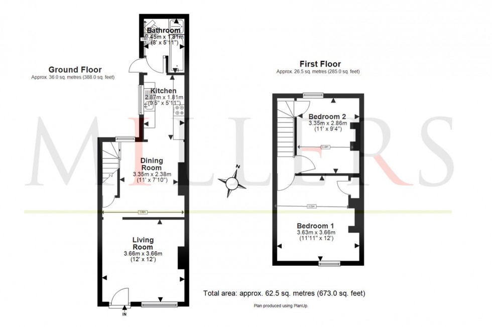 Floorplan for Manor Road, Chigwell