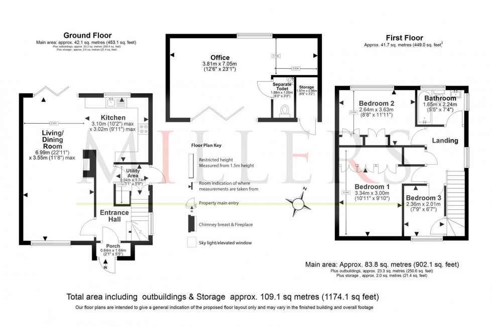 Floorplan for Shaftesbury Road, Epping