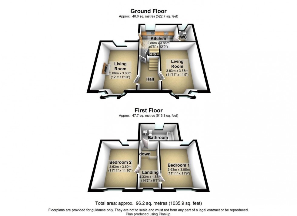 Floorplan for Mount Road, Theydon Garnon
