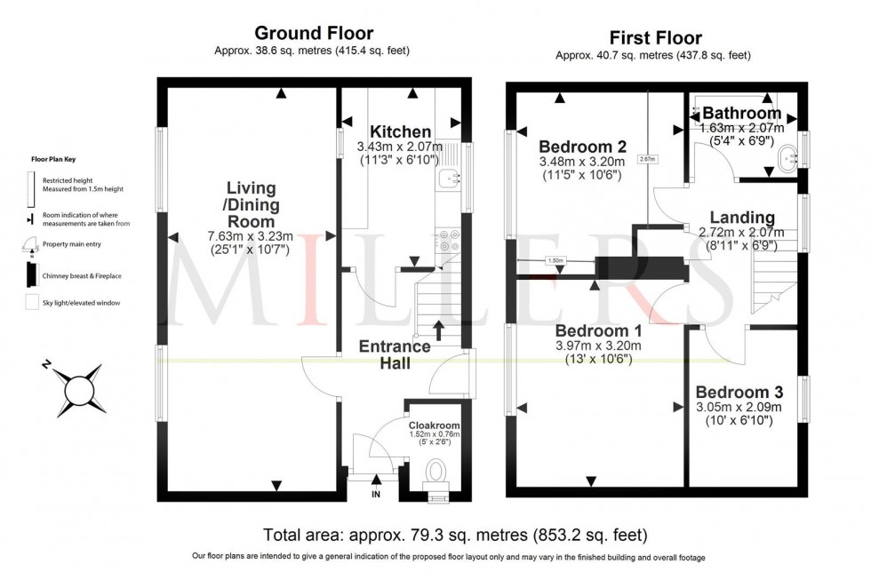 Floorplan for Beaconfield Avenue, Epping