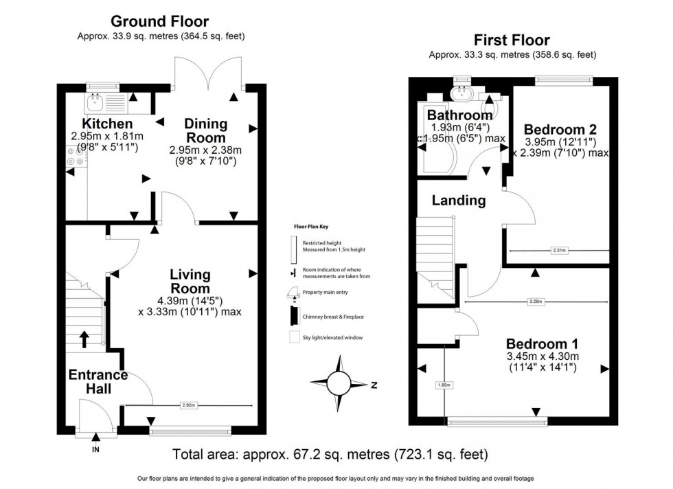 Floorplan for Davenport, Church Langley.