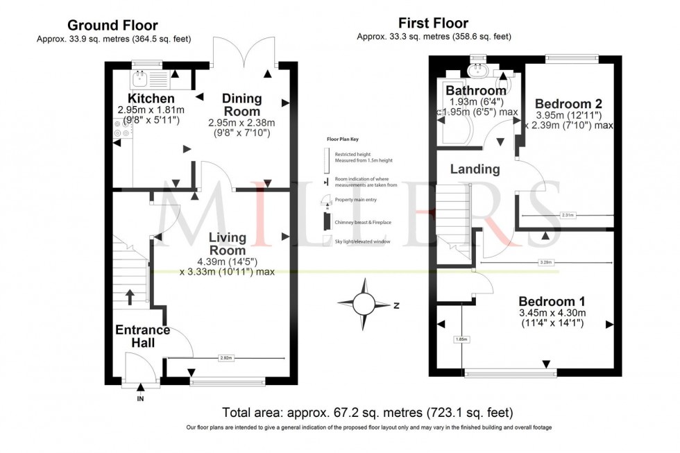 Floorplan for Davenport, Church Langley.