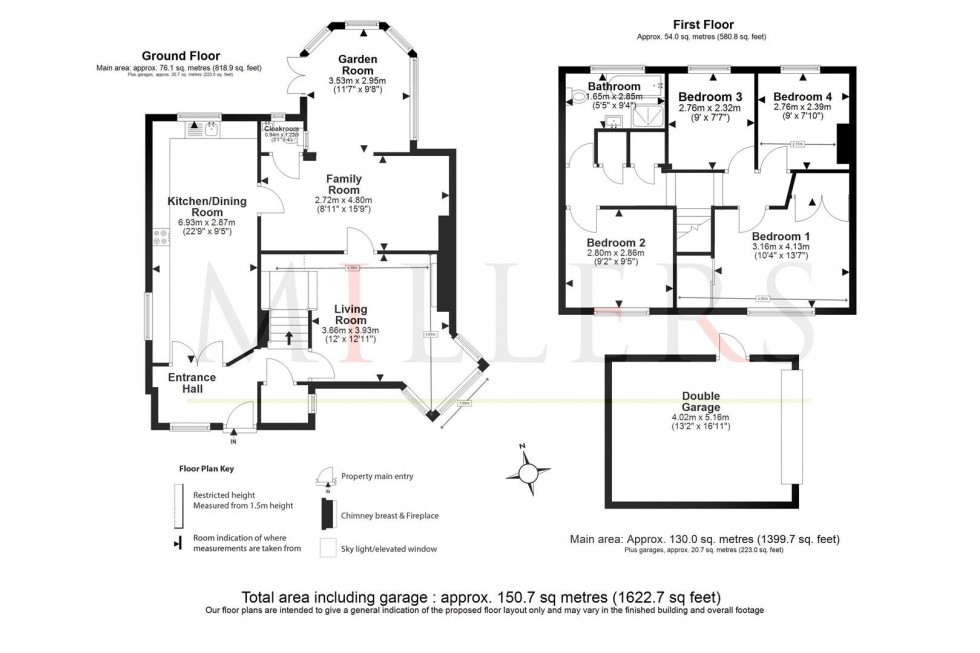 Floorplan for High Road, North Weald