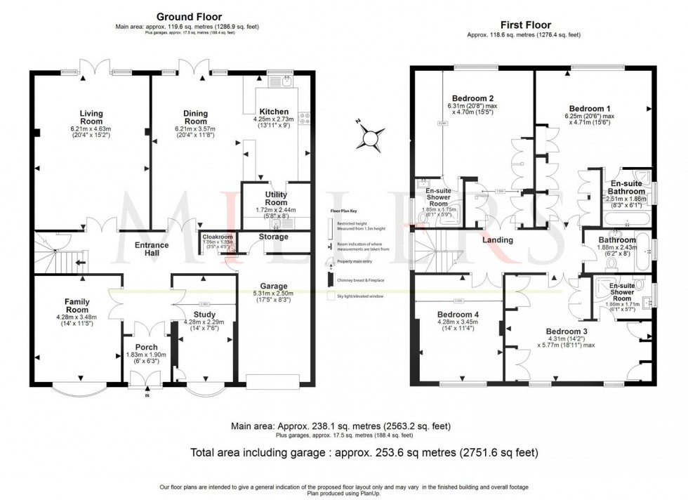 Floorplan for High View Close, Loughton