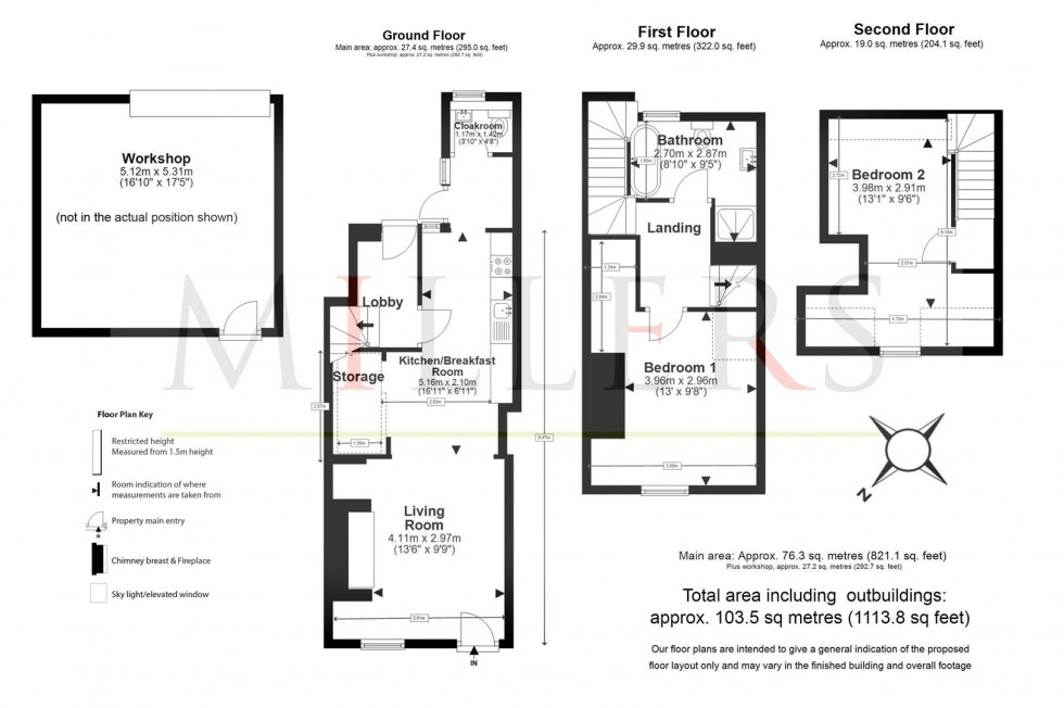 Floorplan for High Street, Epping