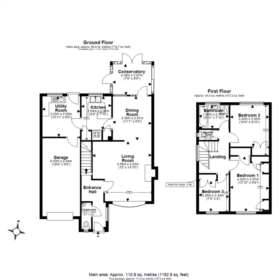Floorplan for Thornhill, North Weald, Epping