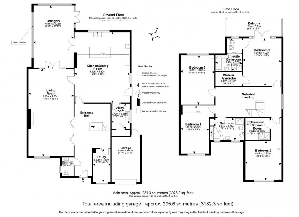 Floorplan for Loughton Lane, Theydon Bois