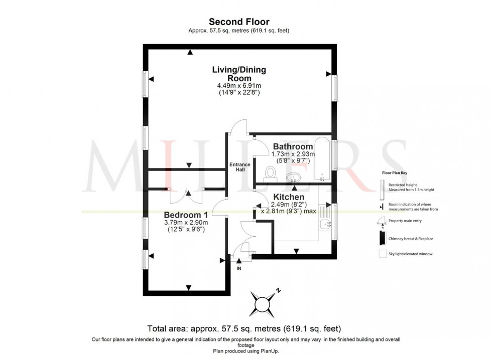 Floorplan for Redgrove House, Epping