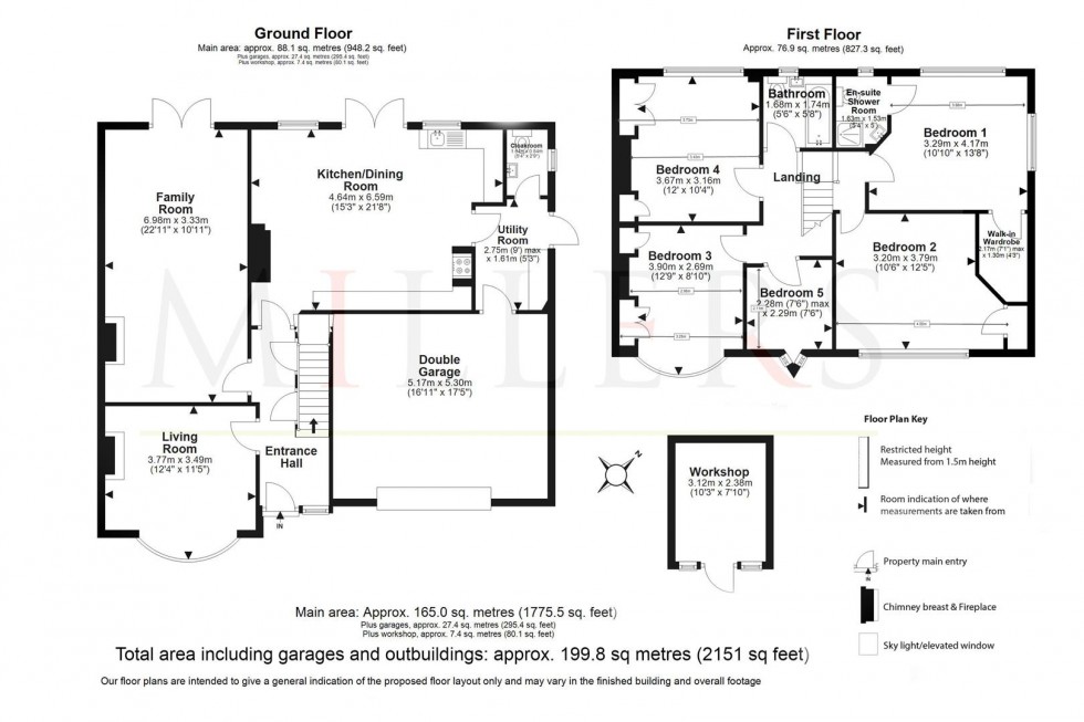 Floorplan for Laburnum Road, Coopersale