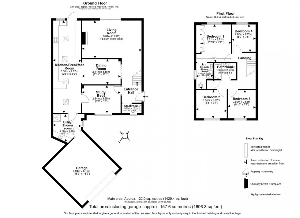 Floorplan for St. Marys Way, Chigwell