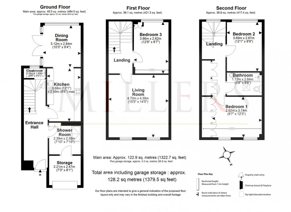 Floorplan for Albany Court, Epping