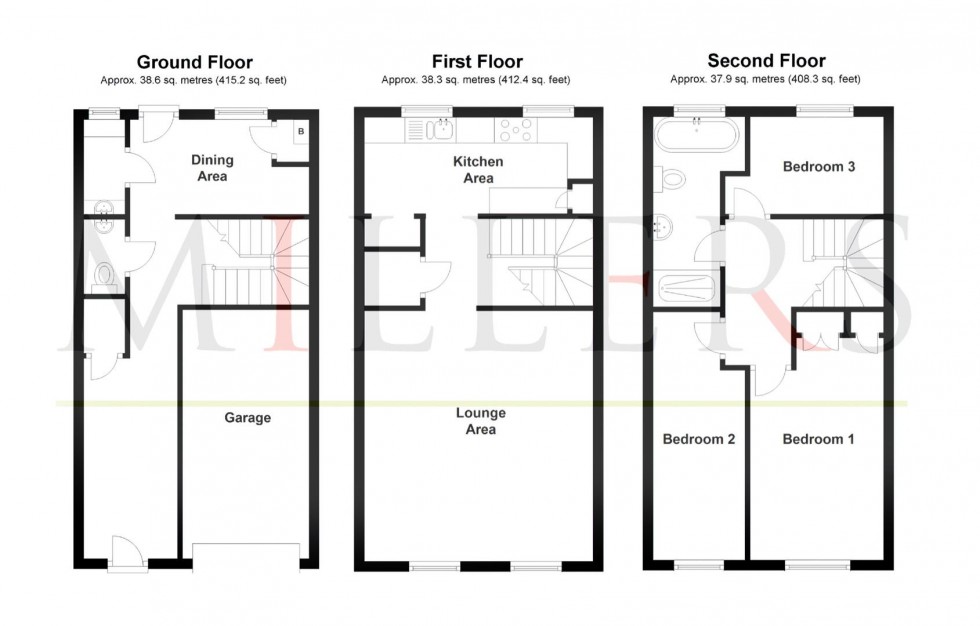 Floorplan for Albany Court, Epping
