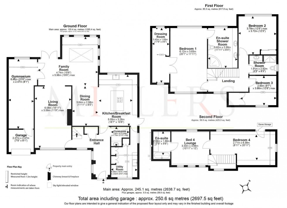 Floorplan for Ravensmere, Epping