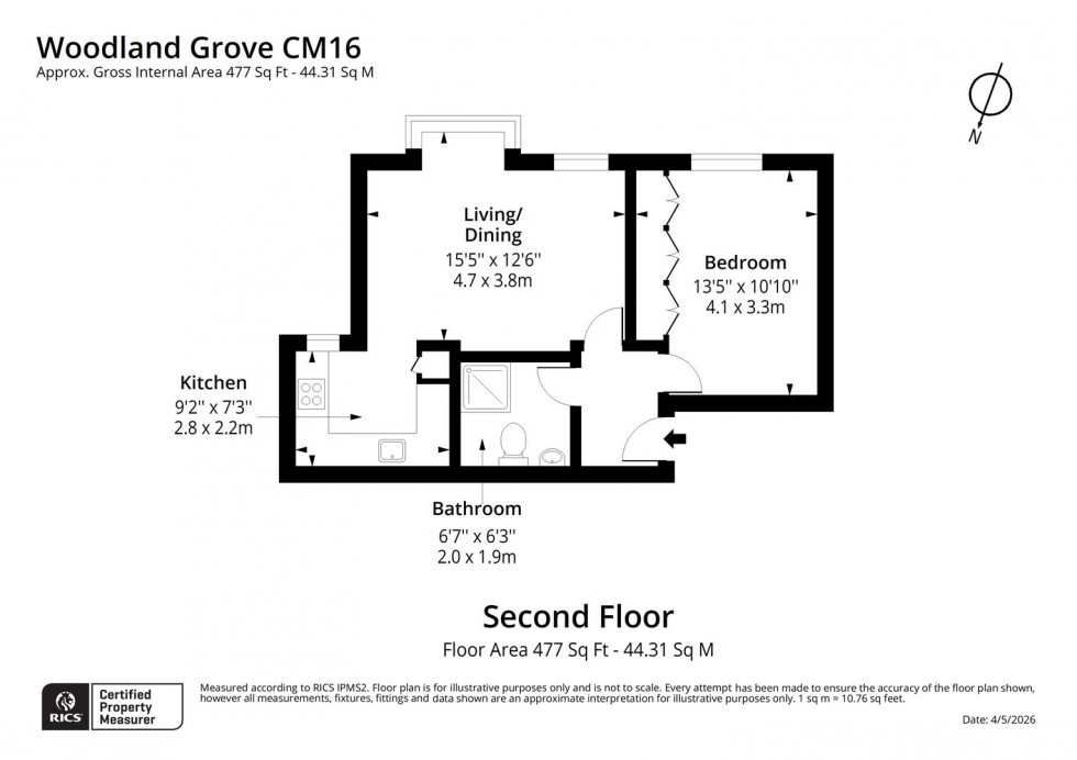 Floorplan for Woodland Grove, Epping