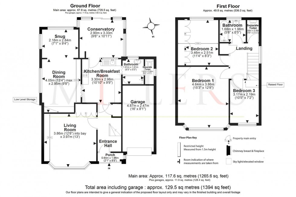 Floorplan for Baldocks Road, Theydon Bois